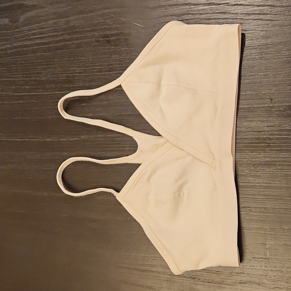 Fabletics Racerback Bralette Medium White